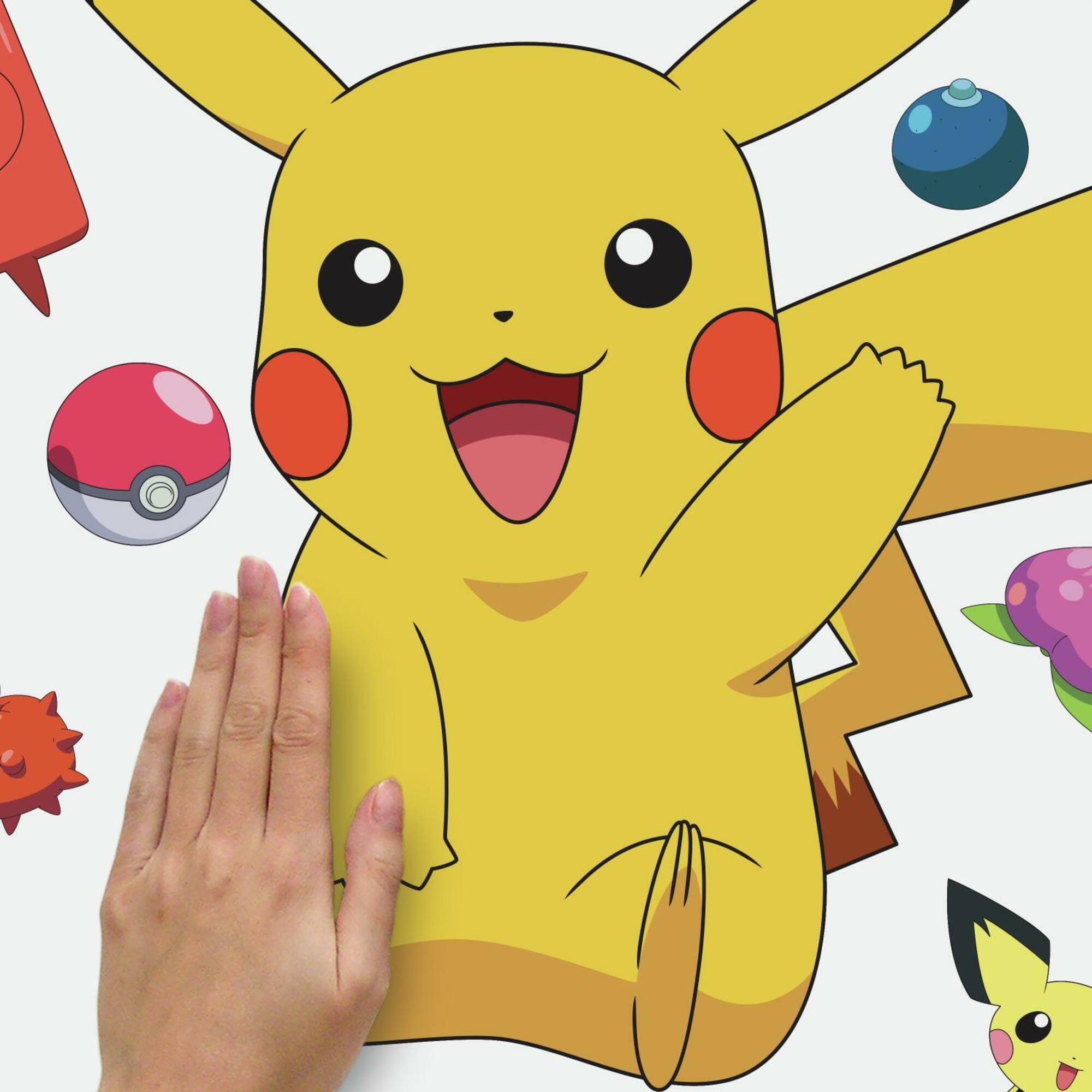 RoomMates Pikachu Peel & Stick Giant Wall Decal